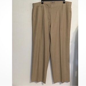 I.e. women’s tan pants. Size 18W